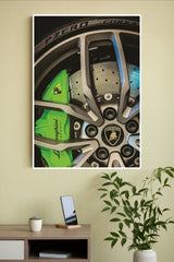 Lamborghini Alloy Wheel Poster | Cars Posters
