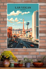 Las Vegas Nevada Poster | City Posters