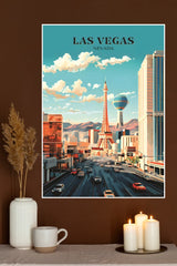 Las Vegas Nevada Poster | City Posters