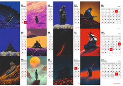 Last Samurai Standing Premium Table Desk Calendar
