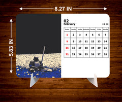 Last Samurai Premium Table Desk Calendar
