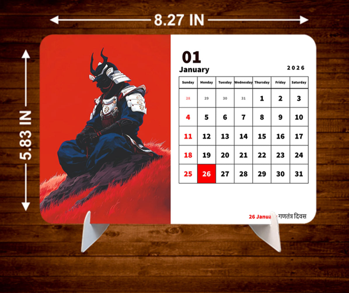 Standing Premium Table Desk Calendar