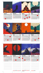 Legend Samurai Premium Table Desk Calendar