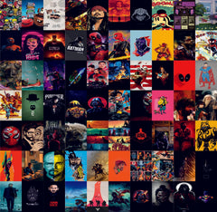 Legendry Hollywood Movie Wall Collage Kit - A4 Size Wall Posters Set