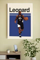 Leonard Poster | Basketball Posters | Sports Posters