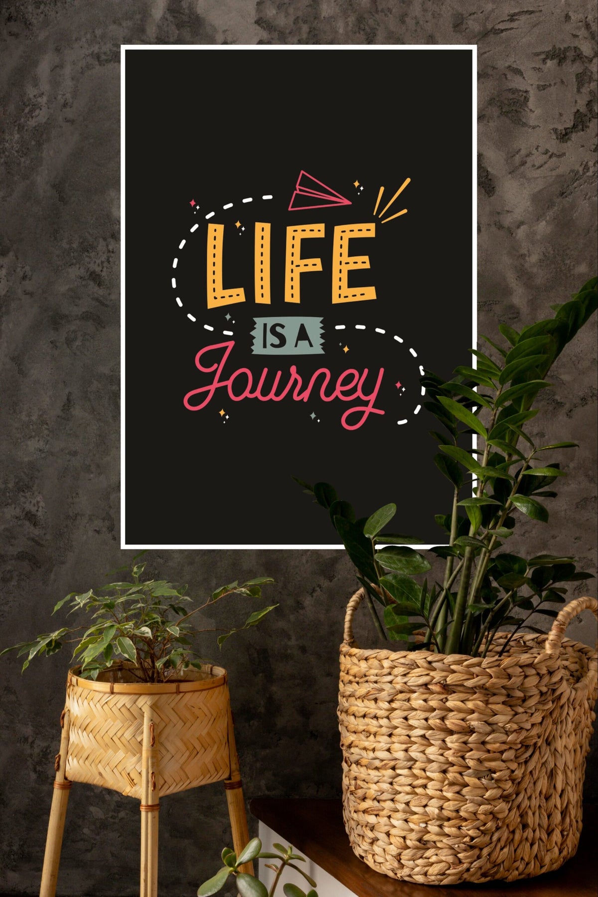 Life is a Journey Poster | Gym and Motivational Quotes Posters