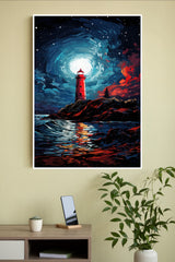 Lighthouse Oil Painting Poster | Art Posters