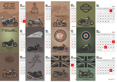 Limitless DREAM BIKE Premium Table Desk Calendar