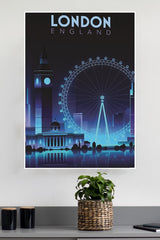 London Night View Poster | CIty Posters