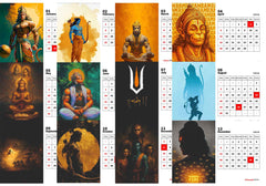 Lord Hanuman Premium Table Desk Calendar