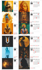 Lord Hanuman Premium Table Desk Calendar
