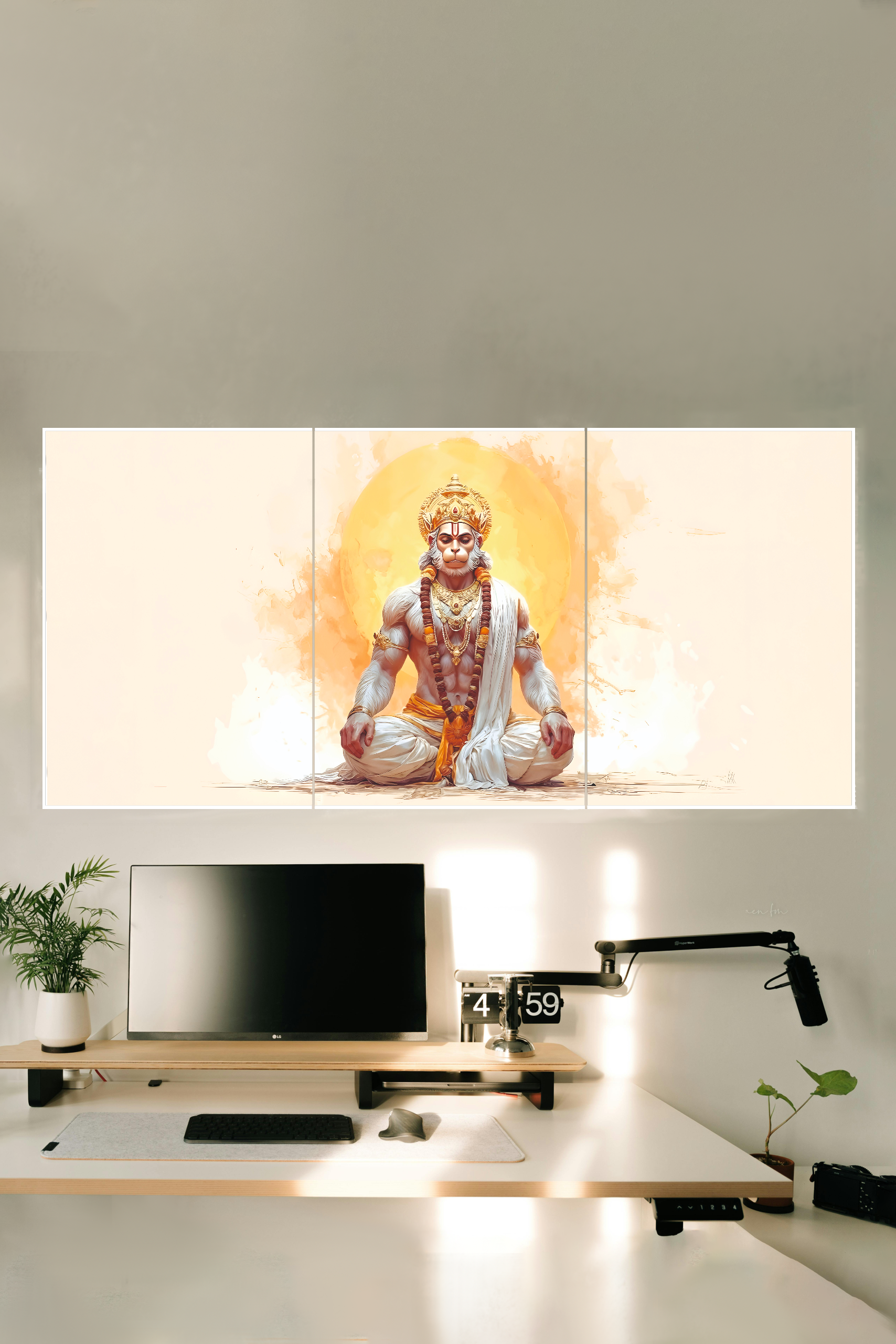 Lord Hanuman Poster  3 Split Poster