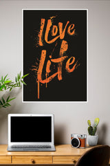 Love Life Poster | Gym and Motivational Quotes Posters