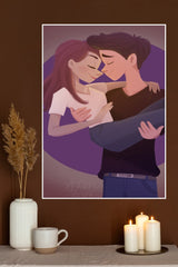 Lover Boy Lifing her Girl Friend Poster| Love Posters
