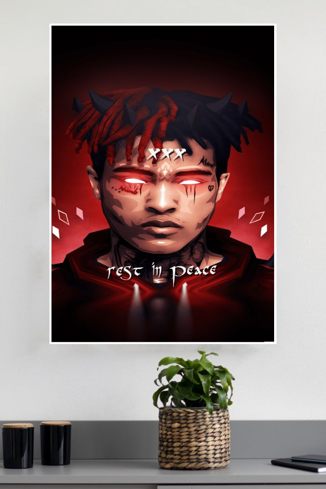 Loving Memory of Xxx tentacion Poster | Music Posters