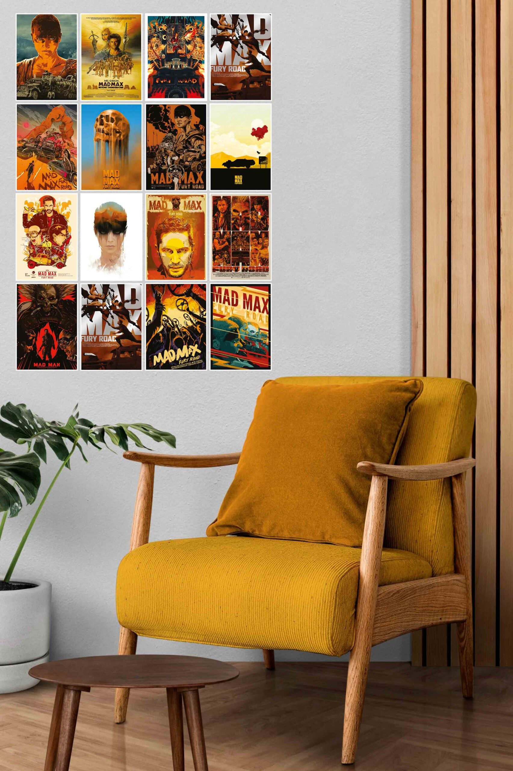 Mad Max Hollywood Movie Poster | Combo Wall Poster Set | Pack of 16 Posters