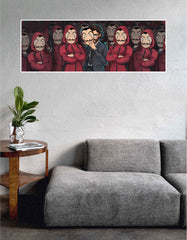 MONEY HEIST TEAM ILLUSTRATIO NEO POSTER | Big Infinity Poster