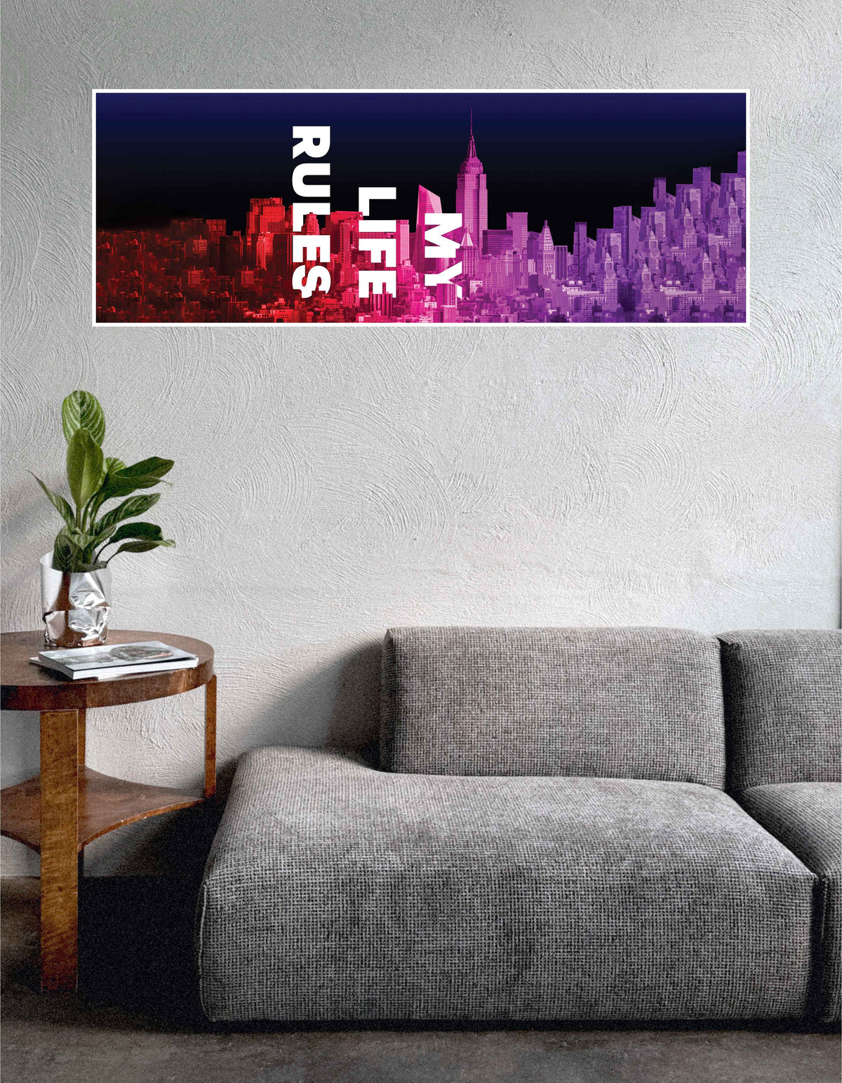 MY LIFE MY RULES Poster | Big Infinity Poster