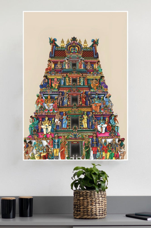MaduraI ameenakshi Temple Poster | CIty Posters