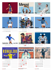 Maradona 10 Golden Boot Hero Premium Table Desk Calendar