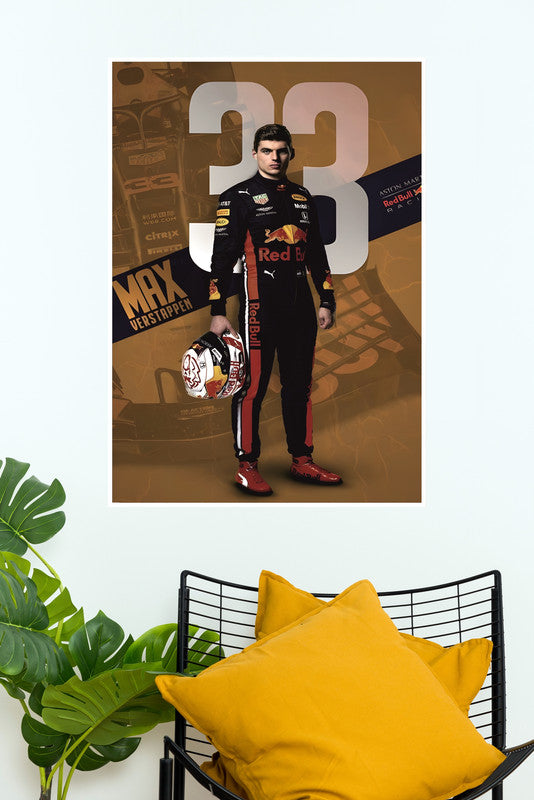 Max Verstappen 33 Poster | formula 1 Posters | Car Posters