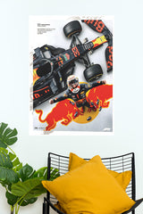 Max Verstappen Poster | formula 1 Posters | Car Posters