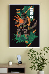 Mega Dragonzord Poster | Animated Movie Posters