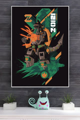 Mega Dragonzord Poster | Animated Movie Posters