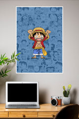 Monkey D. Luffy Straw Hat One Piece Poster | Anime Posters