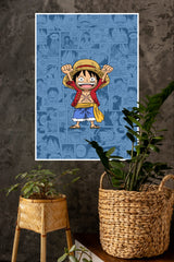 Monkey D. Luffy Straw Hat One Piece Poster | Anime Posters
