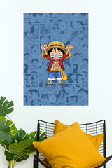 Monkey D. Luffy Straw Hat One Piece Poster | Anime Posters
