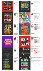 Motivational Quotes for Success Premium Table Desk Calendar