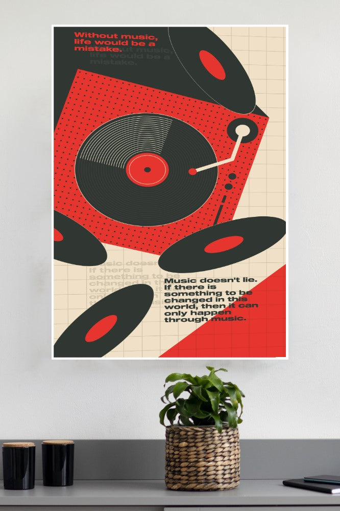 Music Never Lie Poster | Music Posters