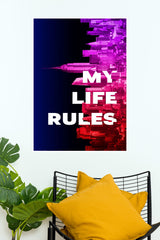 My Life Rules | Gym and Motivational Quotes Posters