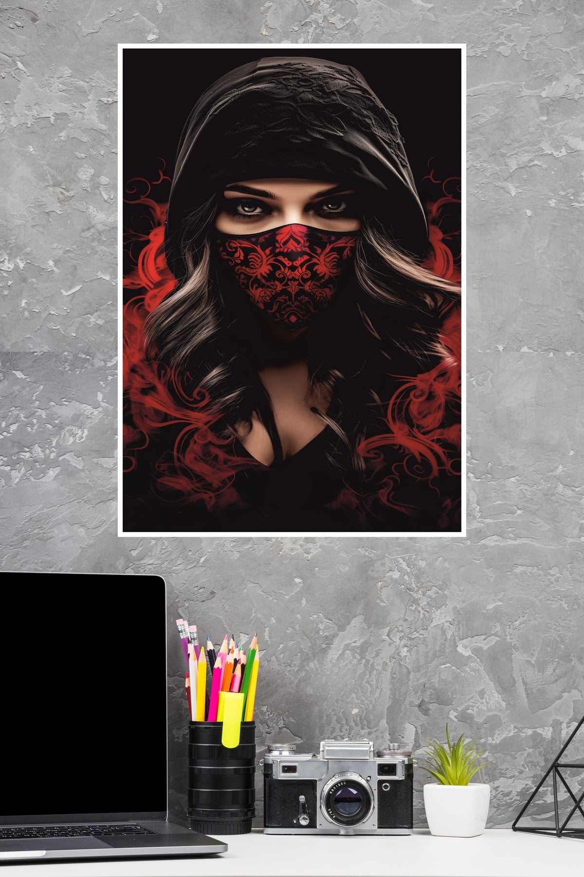 Mysterious Girl Poster | Art Posters
