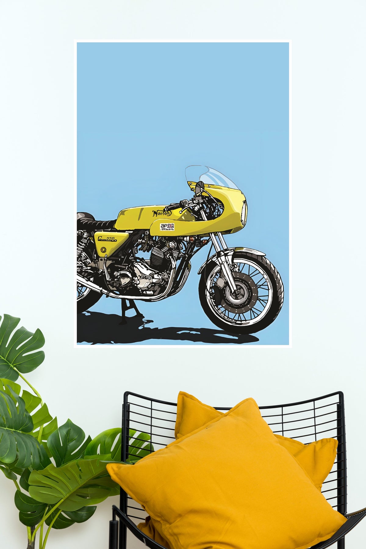 NORTON COMMANDO 750 1974 | Bike Posters