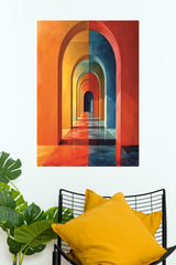 Abstract Colorful Arches Wall Poster | Art Posters