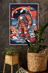 Among the Stars Poster | Astronaut Posters