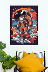 Among the Stars Poster | Astronaut Posters