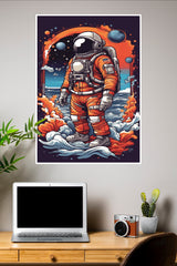 Among the Stars Poster | Astronaut Posters