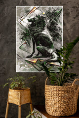 Artworkof Confident wolf Poster | Animal Posters