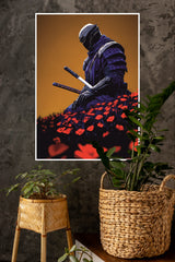 Ashes and Armor Poster | Samurai Warrior Poster