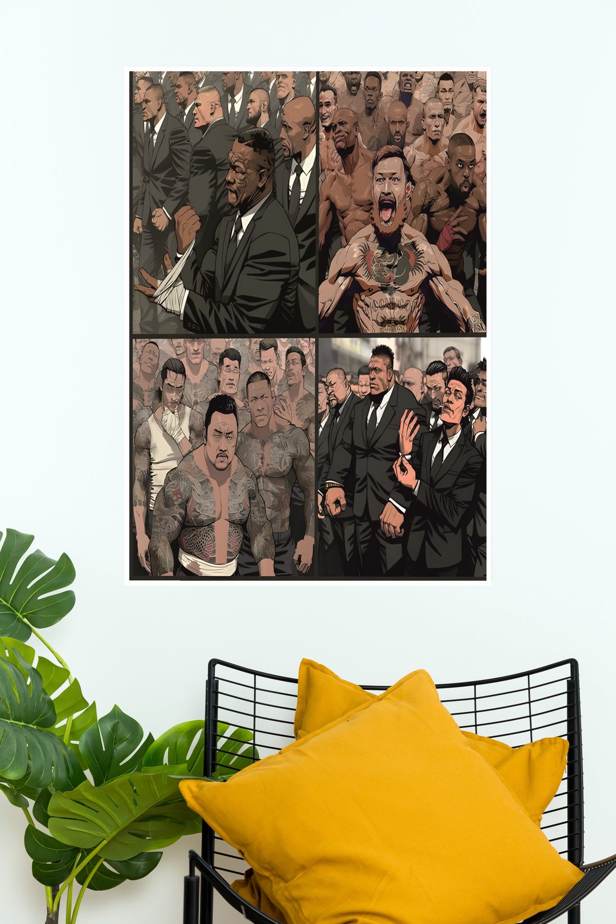 Awesome Anime Poster | UFC Champions Poster