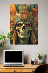 Aztec Death God Poster | Darkness Posters
