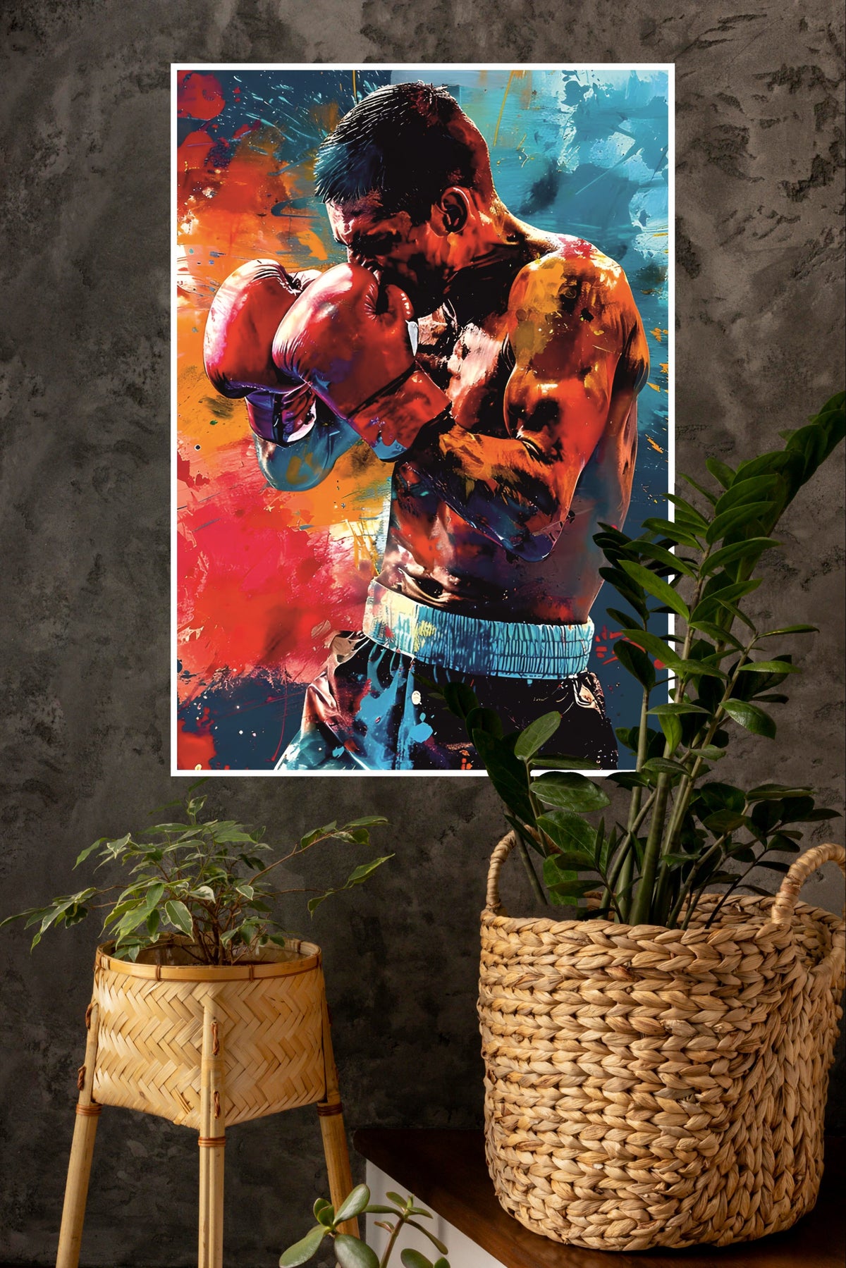 Boxer Canvas Print Poster | Boxing Posters