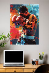 Boxer Canvas Print Poster | Boxing Posters