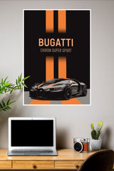 Bugatti Chiron Super Sport Poster | Cars Posters