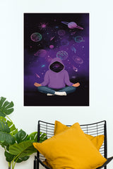 Celestial Caretaker Poster | Astronaut Posters