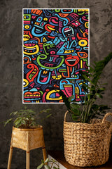 Colorful Abstract Pattern Poster | Art Posters