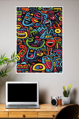 Colorful Abstract Pattern Poster | Art Posters